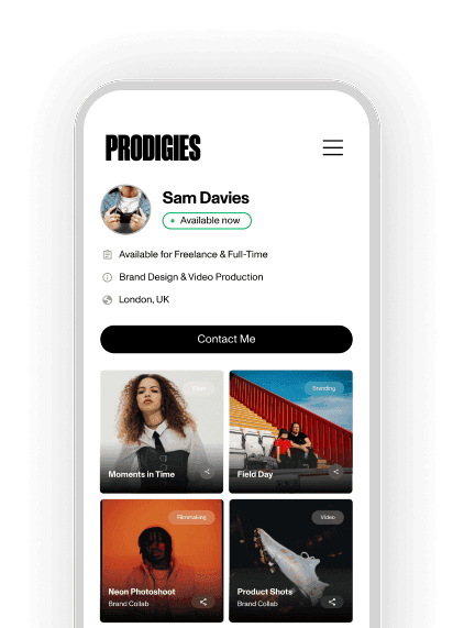 Prodigies mobile app preview